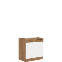 Szafka pod zlewozmywak 2 drzwi 80 ZL 2F VIGO BIAŁY POŁYSK Podstawowe