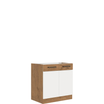 Szafka dolna stojąca 2 drzwi 80 D 2F VIGO BIAŁY POŁYSK Podstawowe