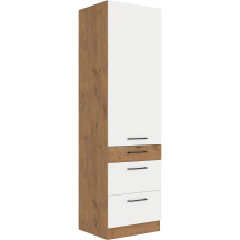 Szafka dolna wysoka słupek 60 DKS-210 3S 1F VIGO BIAŁY POŁYSK Podstawowe