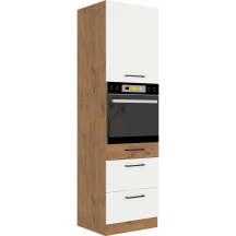 Szafka dolna wysoka słupek pod zabudowę piekarnika 60 DPS-210 3S 1F VIGO BIAŁY POŁYSK Podstawowe