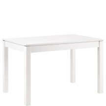 Stół rozkładany 118-158x75x76 MAURYCY Biały Podstawowe