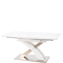 Stół rozkładany 160-220x90x75 SANDOR Biały Podstawowe