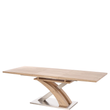 Stół rozkładany 160-220x90x75 SANDOR Dąb Sonoma Podstawowe