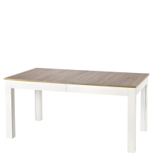 Stół rozkładany 160-300x90x76 SEWERYN Dąb Sonoma / Biały Podstawowe