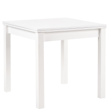 Stół rozkładany 80-160x80x76 GRACJAN Biały Podstawowe