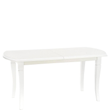 Stół rozkładany 160-240x90x74 FRYDERYK Biały Podstawowe