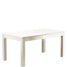 Stół rozkładany 160-300x90x76 SEWERYN Biały Podstawowe