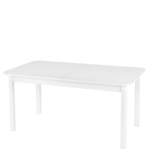 Stół rozkładany 160-228x90x78 FLORIAN Biały Podstawowe