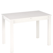 Stół rozkładany 100-135x60x75 GINO Biały Podstawowe