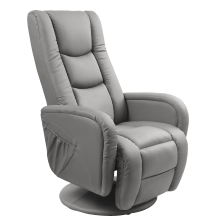 Rozkładany fotel wypoczynkowy PULSAR popielaty Podstawowe