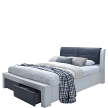 CASSANDRA-S 140 Halmar Łóżko tapicerowane Podstawowe