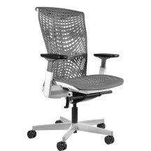 Fotel obrotowy ergonomiczny REYA M Biały Podstawowe