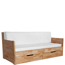 Łóżko rozkładane bukowe DUO C Podstawowe