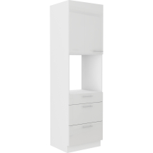 Szafka dolna wysoka słupek pod zabudowę piekarnika 60 DPS-210 3S 1F LARA BIAŁY POŁYSK Podstawowe