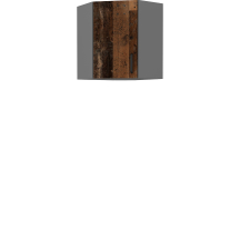 Szafka górna wisząca narożna 1 drzwi 60 x 60 GN-72 1F 45 OLD STYLE Podstawowe