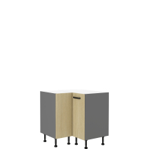 Szafka kuchenna stojąca narożna 2 drzwi 90 x 90 ND 2F SCANDI Podstawowe