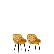 Krzesło HAUROKO KR0146-MET-BLL68 2szt Podstawowe