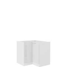 Szafka kuchenna stojąca narożna 2 drzwi 90 x 90 ND 2F LARA BIAŁY POŁYSK Podstawowe