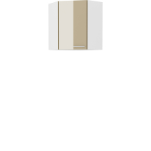 Szafka górna wisząca narożna 1 drzwi 60 x 60 GN-72 1F 45 LARA CAPPUCINO POŁYSK Podstawowe