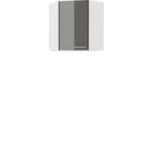 Szafka górna wisząca narożna 1 drzwi 60 x 60 GN-72 1F 45 LARA GRAFIT POŁYSK Podstawowe