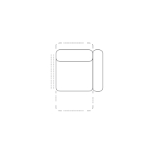 Fotel z jednym bokiem i relaksem manualnym Prawy 1MNR LOREN Podstawowe