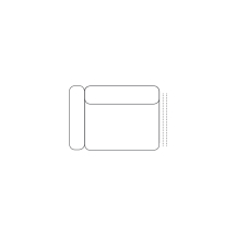 Fotel z jednym bokiem Lewy 1,5L LOREN Podstawowe