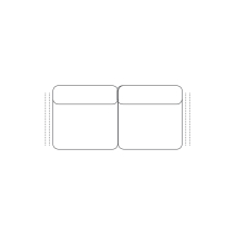 Sofa bez boków 2,5 BB PRESTIGE Podstawowe