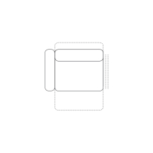 Fotel z jednym bokiem i relaksem manualnym Lewy 1,5MNL PRESTIGE Podstawowe