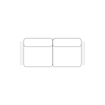 Sofa bez boków 2BB SYCYLIA Podstawowe