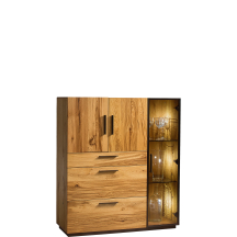 Kredens z oświetleniem MOR.040.03 MORENO Podstawowe