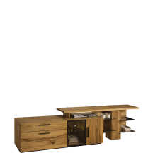 Szafka RTV Prawa z dostawką i oświetleniem MOR.050+052.P.03 MORENO Podstawowe