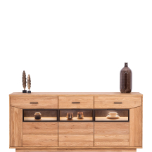 Komoda z oświetleniem SAN.012.BC SANGERO NATURALNY Podstawowe