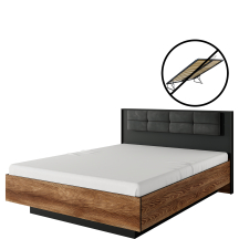 Łóżko 160 x 200 bez stelaża MILTON SYPIALNIA Podstawowe