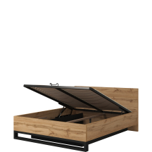 Łóżko 160 x 200 ze stelażem i pojemnikiem 24N0NG51 TYP-51 HALLE SYPIALNIA Podstawowe