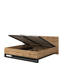 Łóżko 180 x 200 ze stelażem i pojemnikiem 24N0NG52 TYP-52 HALLE SYPIALNIA Podstawowe