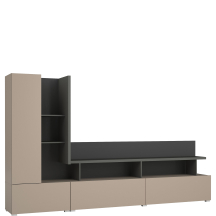 Zestaw mebli do salonu Meblościanka 24CJNI09 TYP-09 SERIO Podstawowe