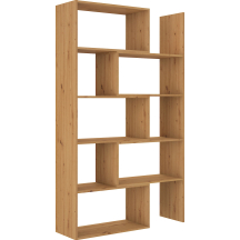 Regał 2 Dąb Artisan KAROL Podstawowe