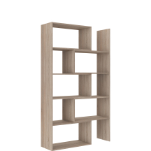 Regał 2 Dąb Sonoma KAROL Podstawowe