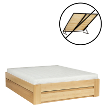 Łóżko drewniane bukowe bez stelaża 180 x 200 LK187 BOX Podstawowe