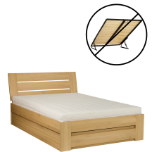 Łóżko drewniane bukowe bez stelaża 90 x 200 LK192 BOX Podstawowe