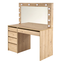 HOLLYWOOD XL dąb artisan Halmar Toaletka z lustrem i oświetleniem Podstawowe