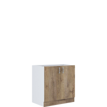 Szafka dolna stojąca 2 drzwi 80 D 2F SARA LEFKAS Podstawowe