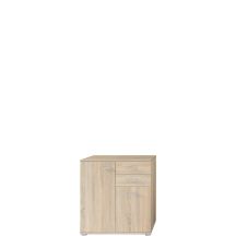 Komoda 2 Dąb Sonoma MIKE Podstawowe