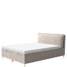 Łóżko kontynentalne 140 x 200 z pojemnikiem LIYOW Podstawowe