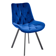 Krzesło metalowe K-519 Czarny / Granatowy Podstawowe