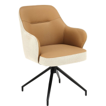 Krzesło metalowe K-527 Beż / Brąz Podstawowe