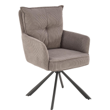 Krzesło metalowe K-528 Czarny / Popiel Podstawowe