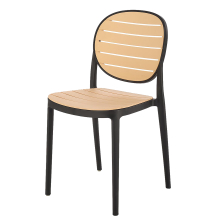 Krzesło K-529 Czarny / Naturalny Podstawowe