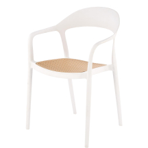 Krzesło K-530 Biały / Naturalny Podstawowe
