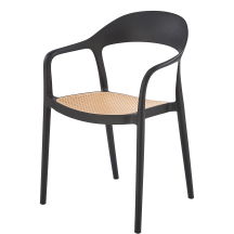 Krzesło K-530 Czarny / Naturalny Podstawowe